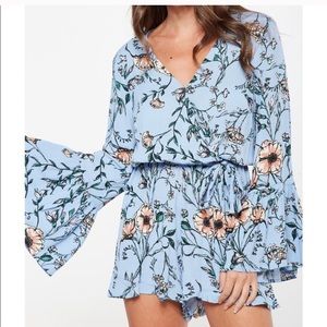bell sleeve romper